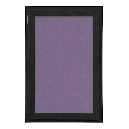 United Visual Products Outdoor Enclosed Combo Board, 42"x32", Satin Frame/Black & Cork UVCB4232OD-BLACK-CORK